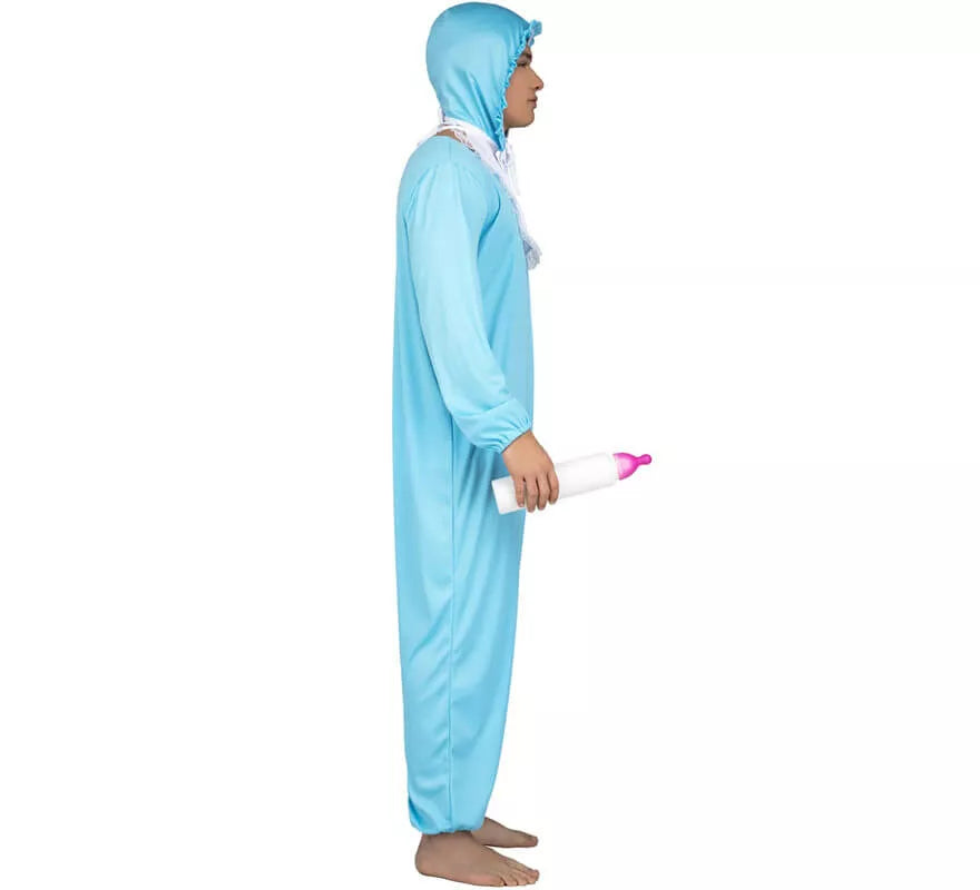 Disfraz de Bebé Azul para hombre