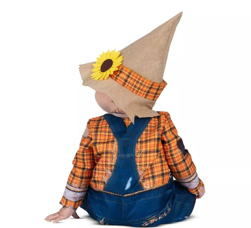 Translation missing: pt-PT.Disfraz de Bebé Espantapájaros con gorro para bebé y niño