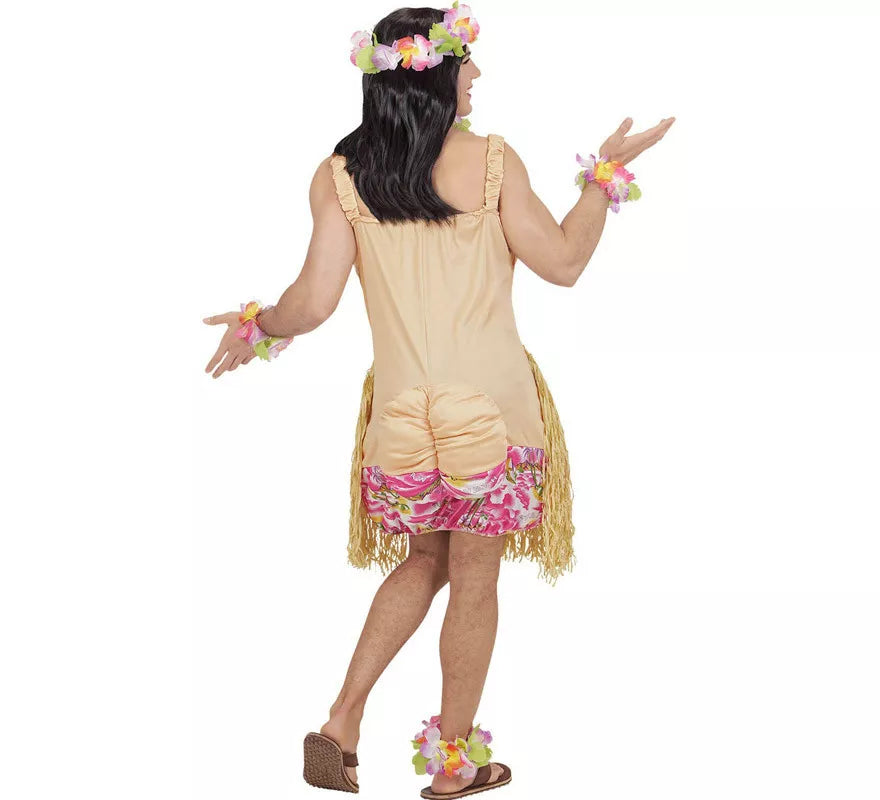 Translation missing: pt-PT.Disfraz de Belleza Hawaiana con Falda para hombre