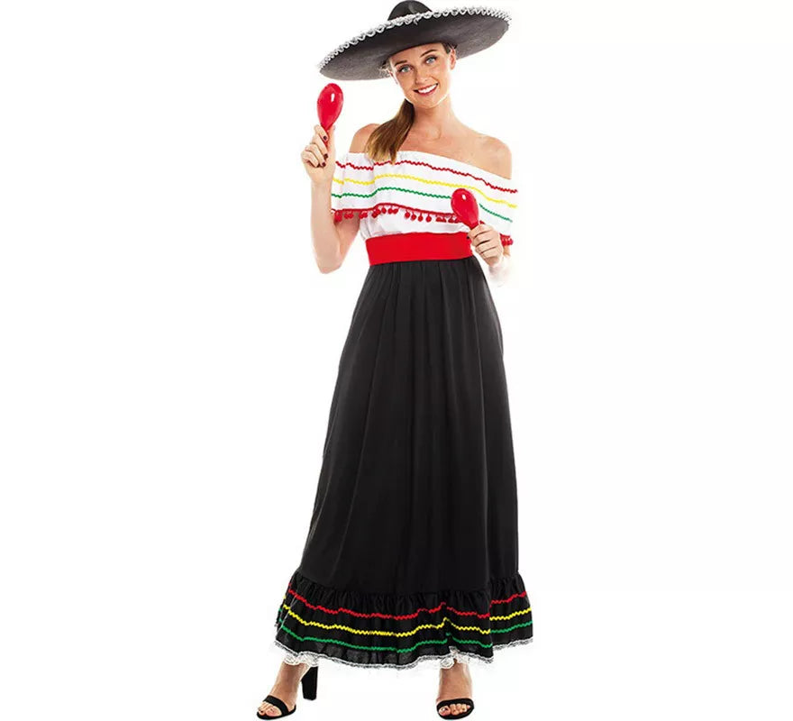 Translation missing: pt-PT.Disfraz de Belleza Mexicana con Falda para mujer