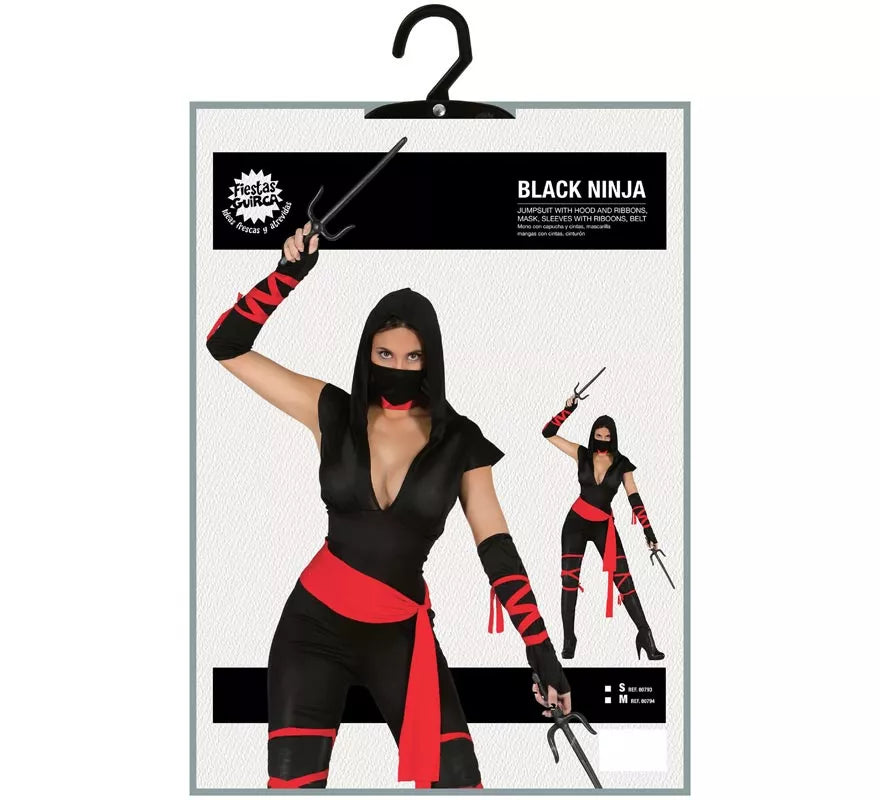 Translation missing: pt-PT.Disfraz de Black Ninja para mujer