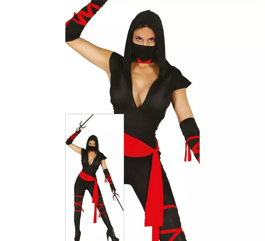 Translation missing: pt-PT.Disfraz de Black Ninja para mujer