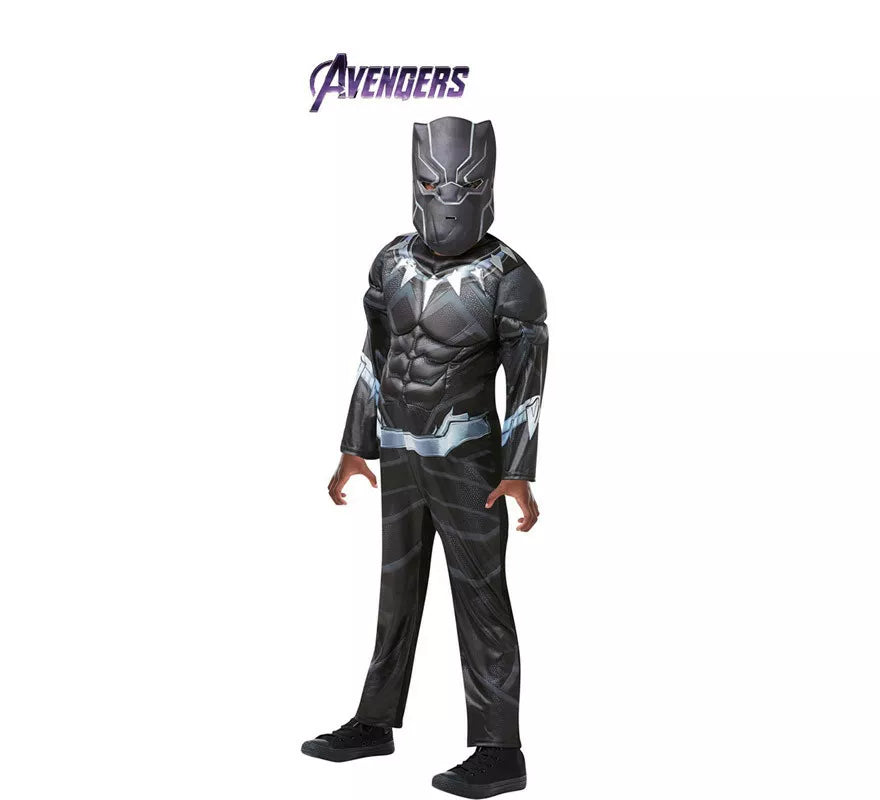 Translation missing: pt-PT.Disfraz de Black Panther Deluxe para niño y adolescente