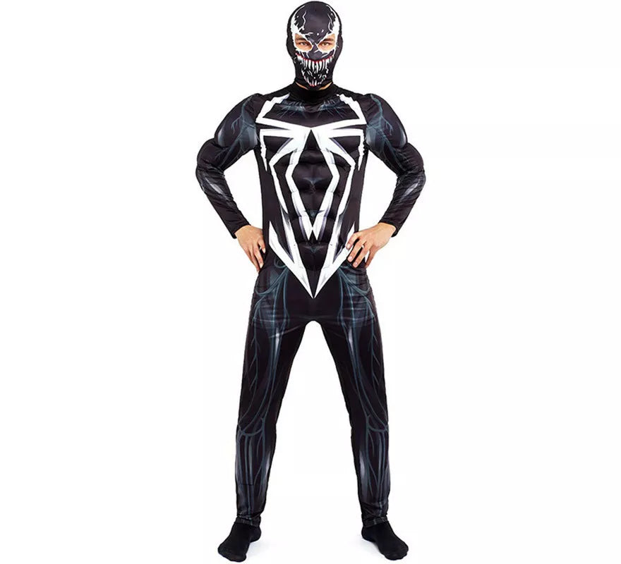 Translation missing: pt-PT.Disfraz de Black Spider Maligno para hombre