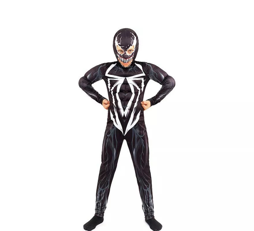 Translation missing: pt-PT.Disfraz de Black Spider Maligno para niño