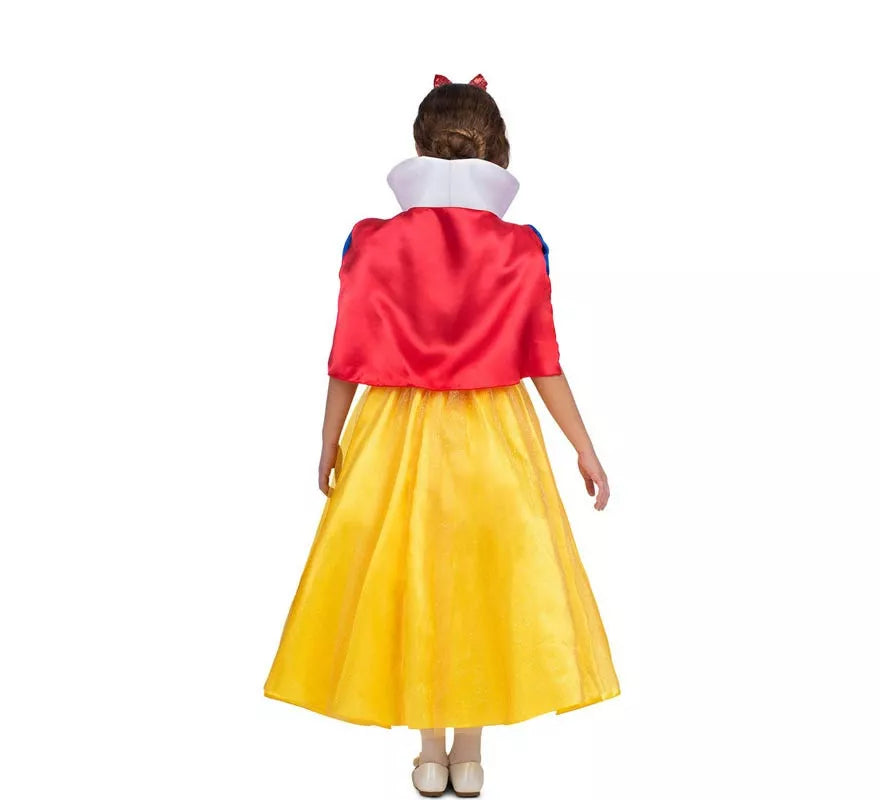Translation missing: pt-PT.Disfraz de Blancanieves con diadema y capa para niña