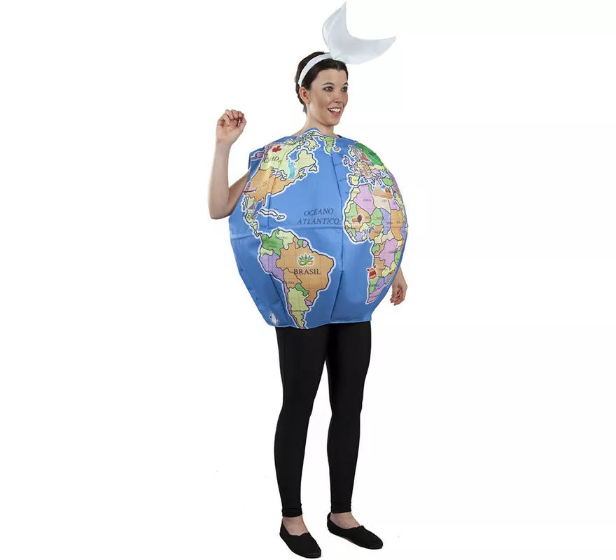 Translation missing: pt-PT.Disfraz de Bola del Mundo para adultos