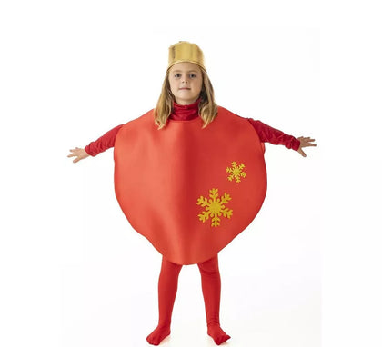 Disfraz de Bola Roja Navidad para niños