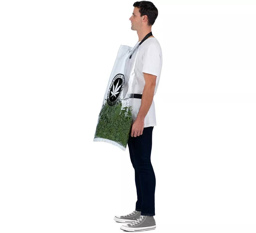 Translation missing: pt-PT.Disfraz de Bolsa de Hierba verde para adulto