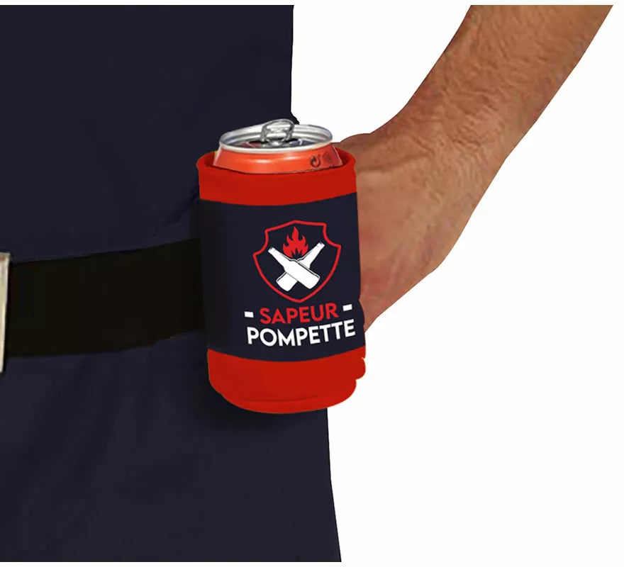 Translation missing: pt-PT.Disfraz de Bombero con Portabebidas para hombre
