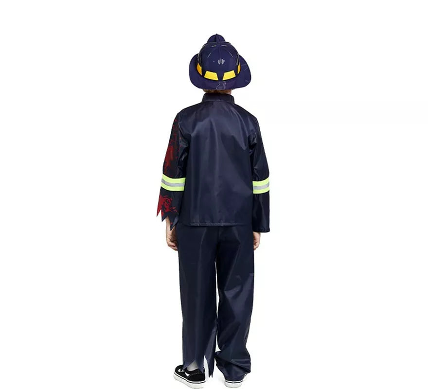 Translation missing: pt-PT.Disfraz de Bombero Zombie para niños