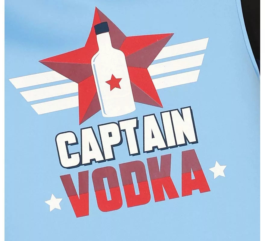 Translation missing: pt-PT.Disfraz de Botella Capitán Vodka para adultos