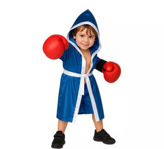 Fato de Boxer azul para menino
