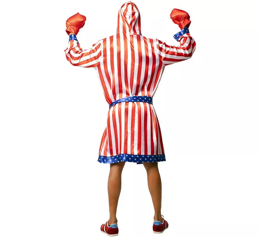 Translation missing: pt-PT.Disfraz de Boxeador Profesional USA con cinturón para hombre