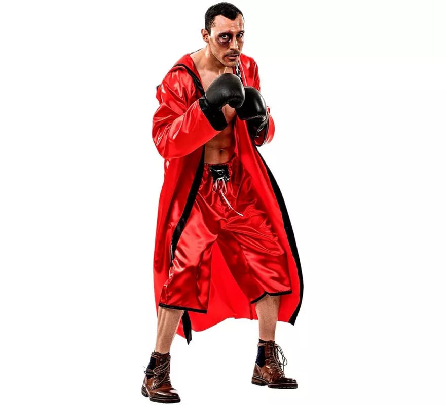 Translation missing: pt-PT.Disfraz de Boxeador Rojo para hombre