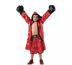 Fato de Boxer vermelho para menino