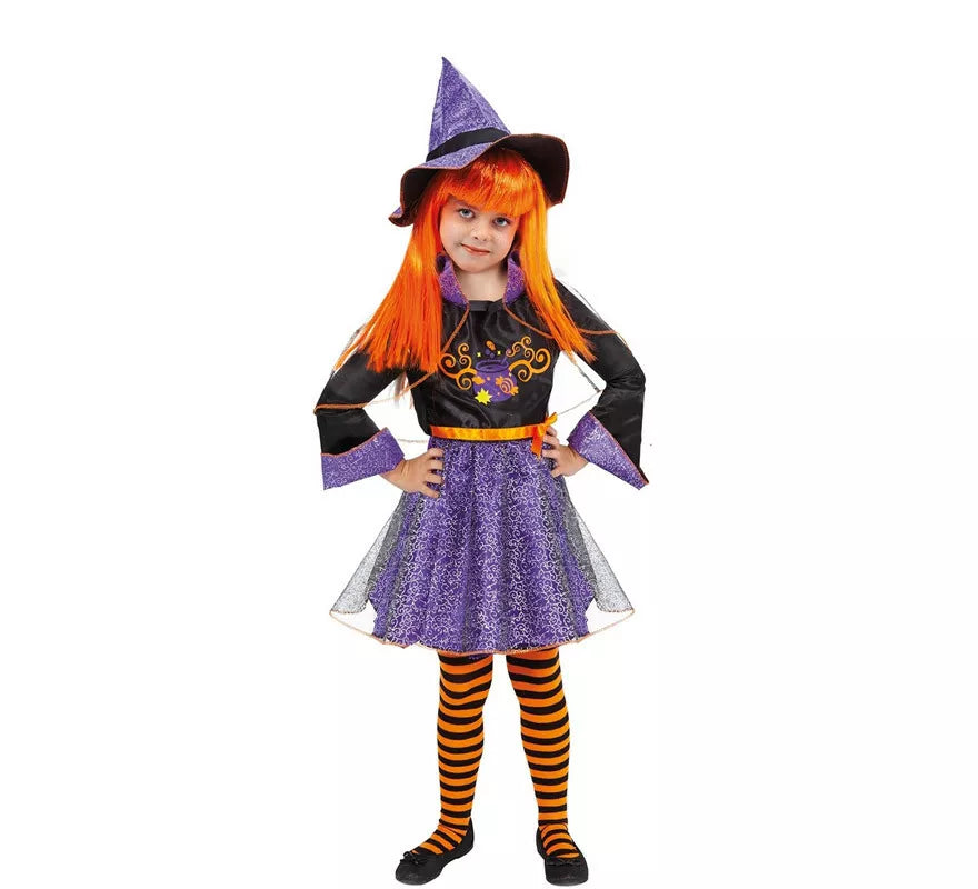 Translation missing: pt-PT.Disfraz de Bruja Abracadabra para niña