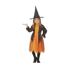 Fato de bruxa aranha para menina
