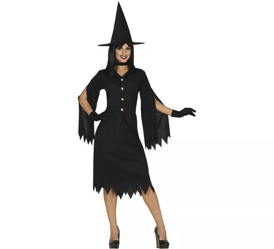 Translation missing: pt-PT.Disfraz de Bruja de Salem oscura para mujer