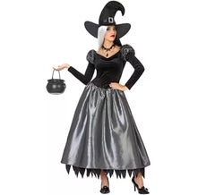 Fato de bruxa elegante para mulher