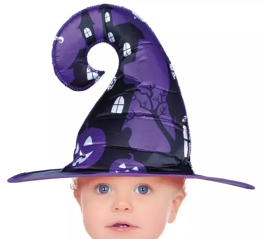 Translation missing: pt-PT.Disfraz de Bruja Misteriosa púrpura para niña y bebé