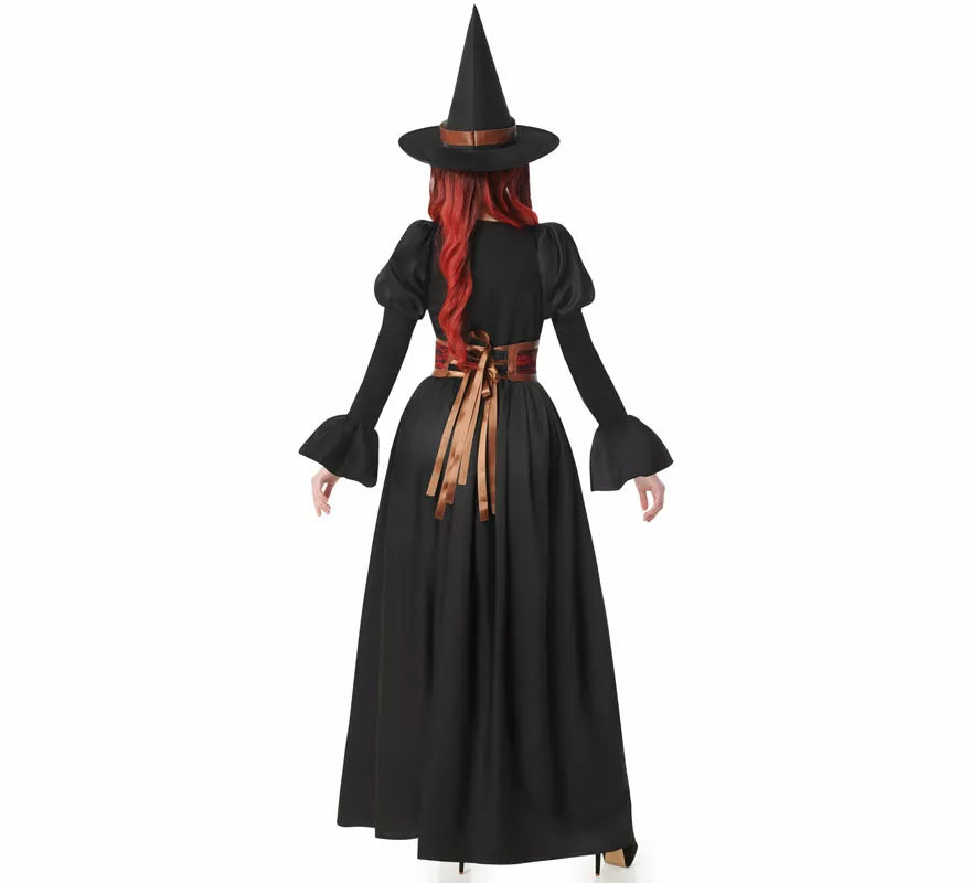 Translation missing: pt-PT.Disfraz de Bruja negro con Corset para mujer