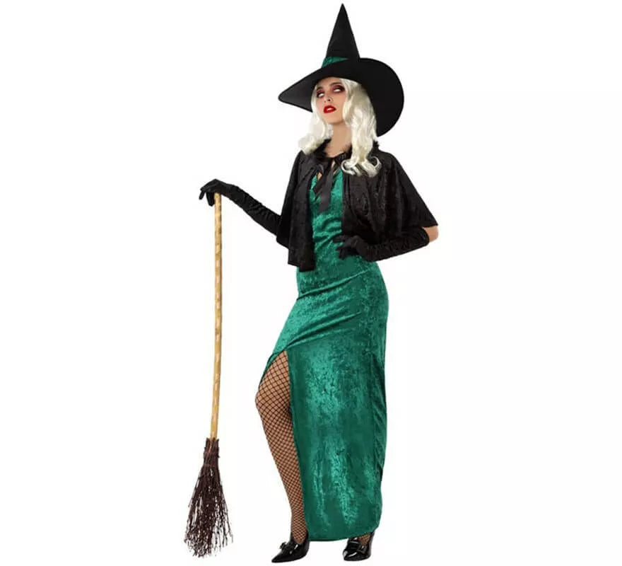 Translation missing: pt-PT.Disfraz de Bruja Verde para mujer