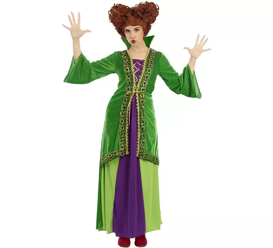Translation missing: pt-PT.Disfraz de Bruja verde para mujer