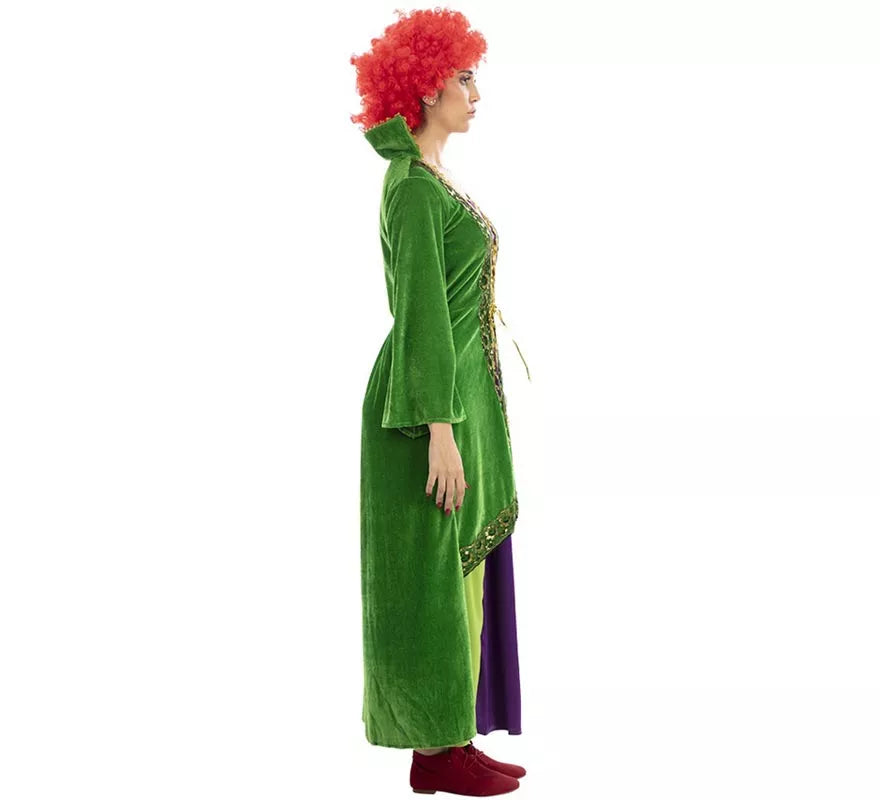 Translation missing: pt-PT.Disfraz de Bruja verde para mujer