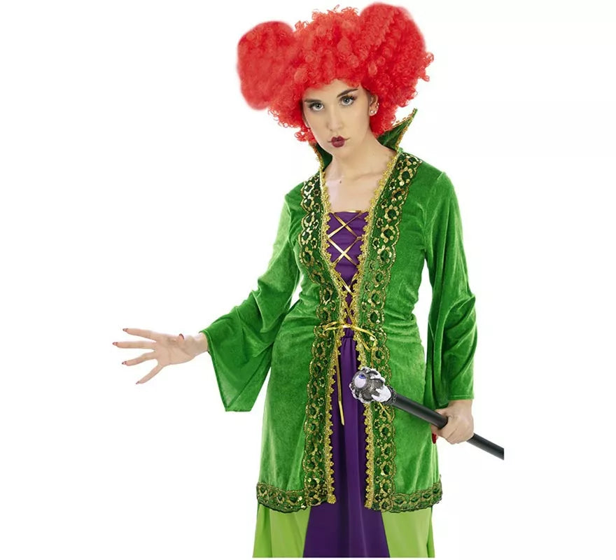 Translation missing: pt-PT.Disfraz de Bruja verde para mujer