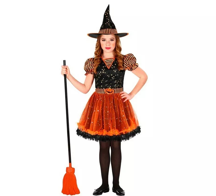 Translation missing: pt-PT.Disfraz de Brujita Calabaza para niña