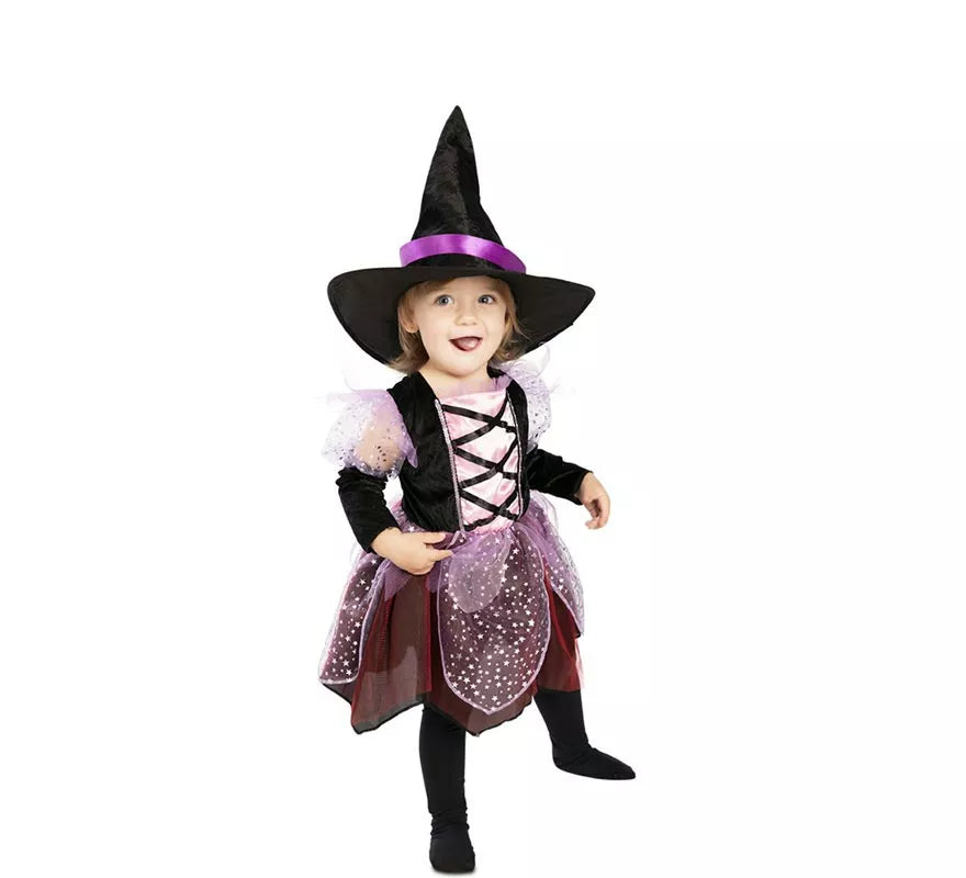 Translation missing: pt-PT.Disfraz de Brujita Morada para bebé y niña