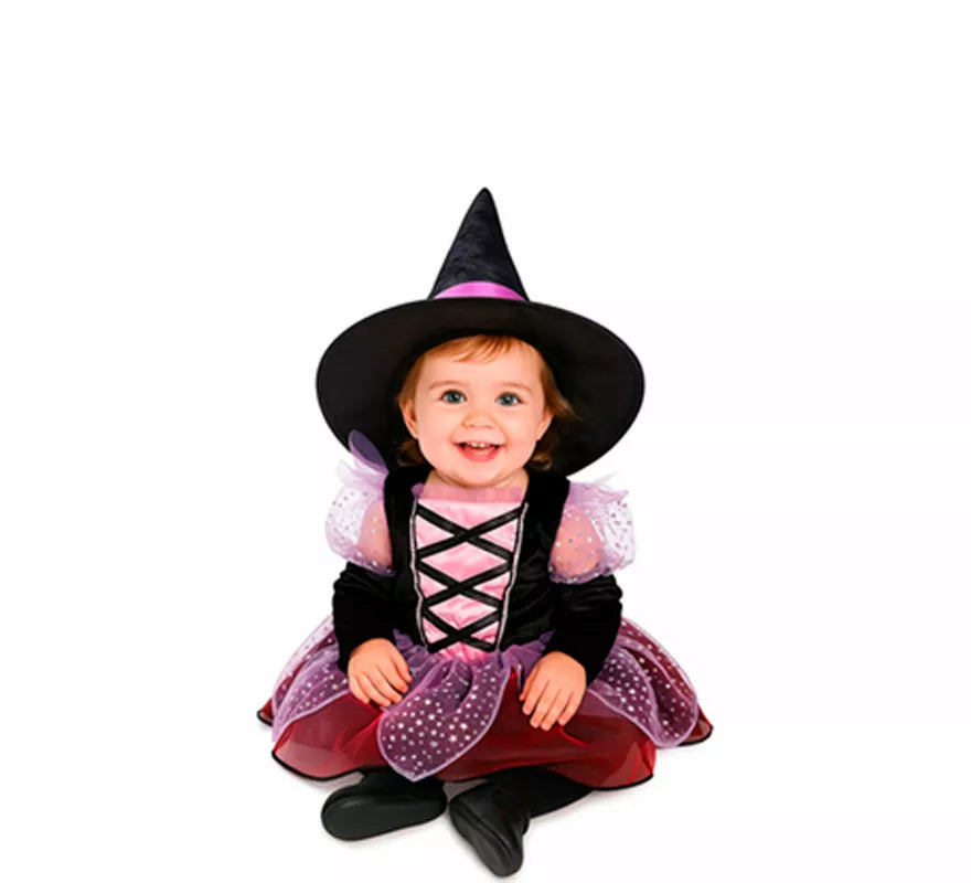 Translation missing: pt-PT.Disfraz de Brujita Morada para bebé y niña