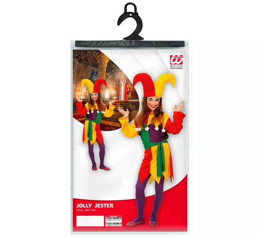 Translation missing: pt-PT.Disfraz de Bufón rojo y amarillo para niños y adolescente
