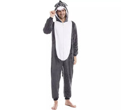Fato de burro cinzento para homem