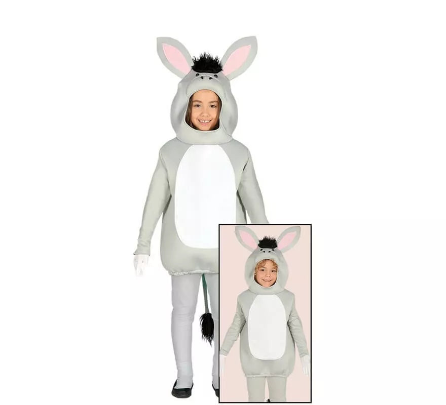 Translation missing: pt-PT.Disfraz de Burro Gris para niños