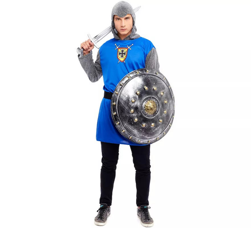 Translation missing: pt-PT.Disfraz de Caballero Azul Medieval para hombre