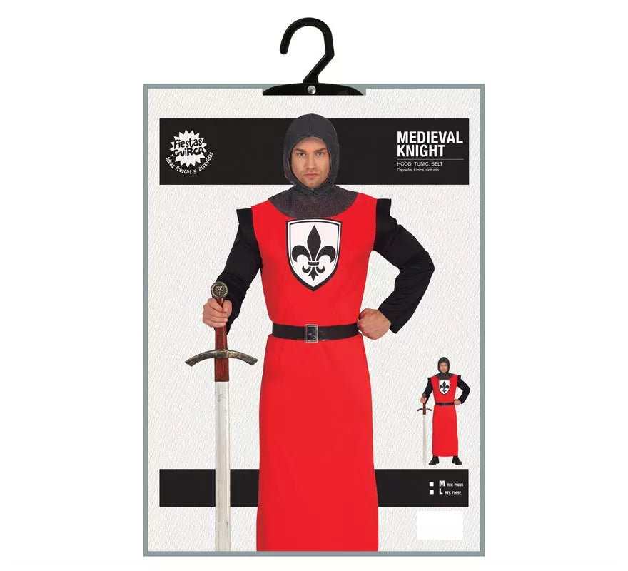 Translation missing: pt-PT.Disfraz de Caballero Medieval Nocturno para hombre