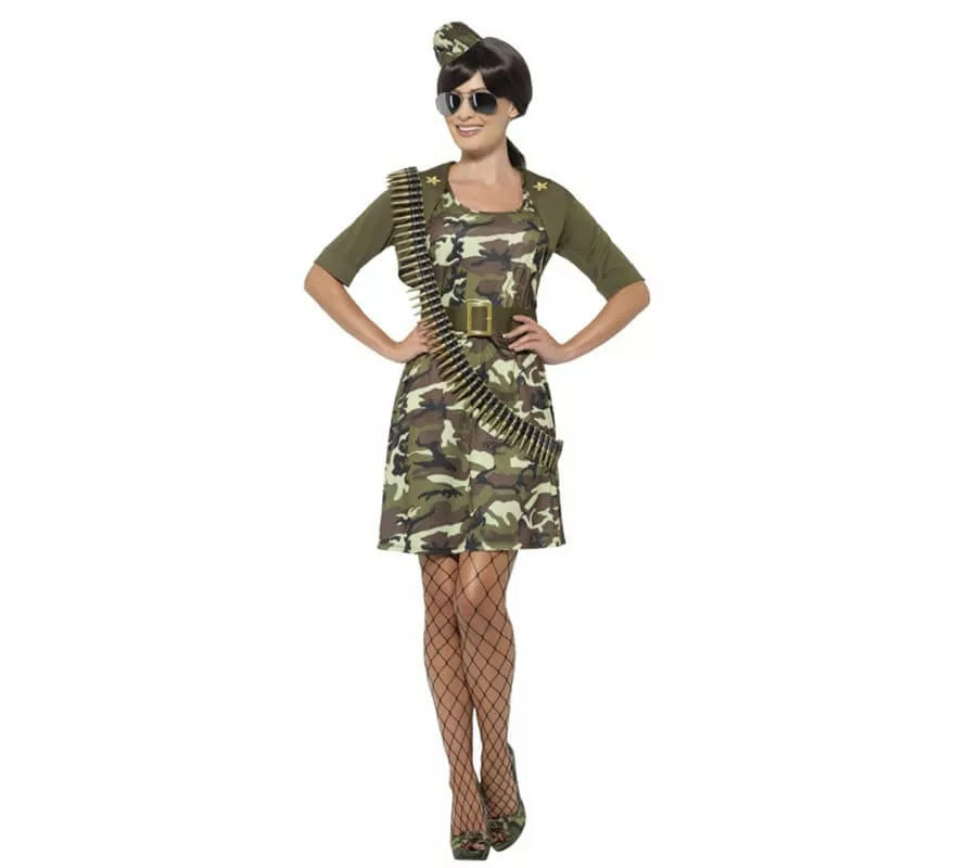 Translation missing: pt-PT.Disfraz de Cadete de Combate Militar para mujer