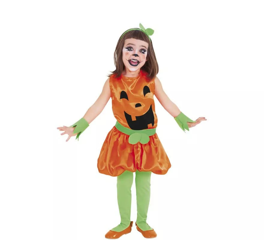 Disfraz de Calabaza Divertida para niña y bebé
