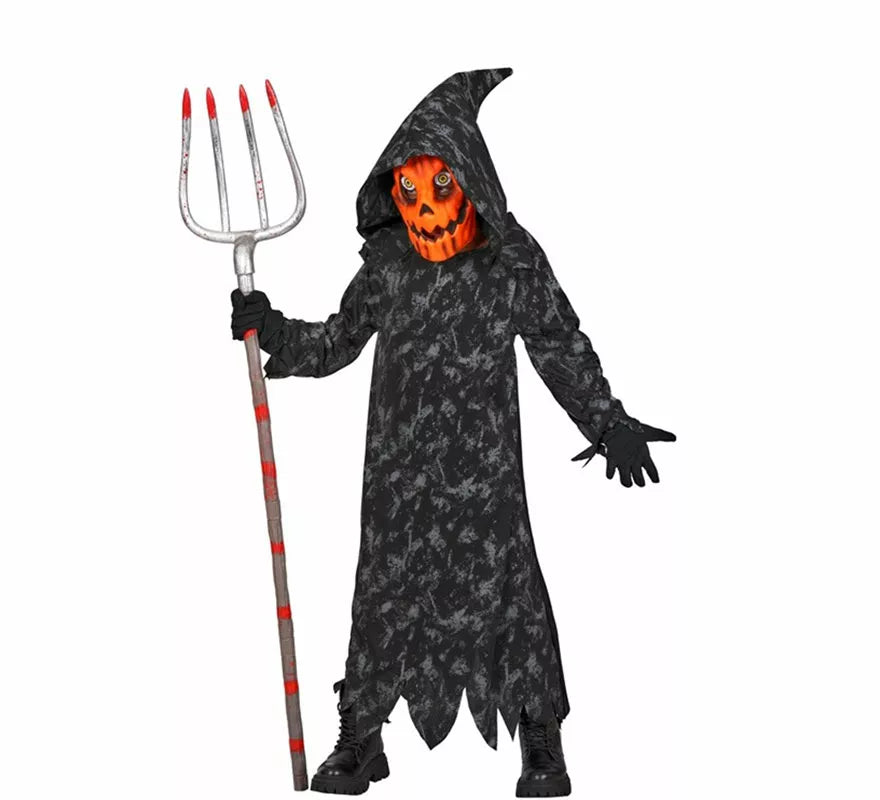 Translation missing: pt-PT.Disfraz de Calabaza Muerte con Máscara para niños