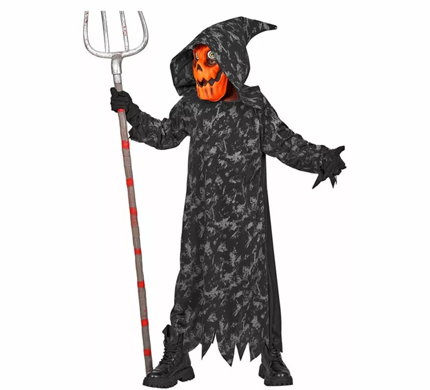 Translation missing: pt-PT.Disfraz de Calabaza Muerte con Máscara para niños