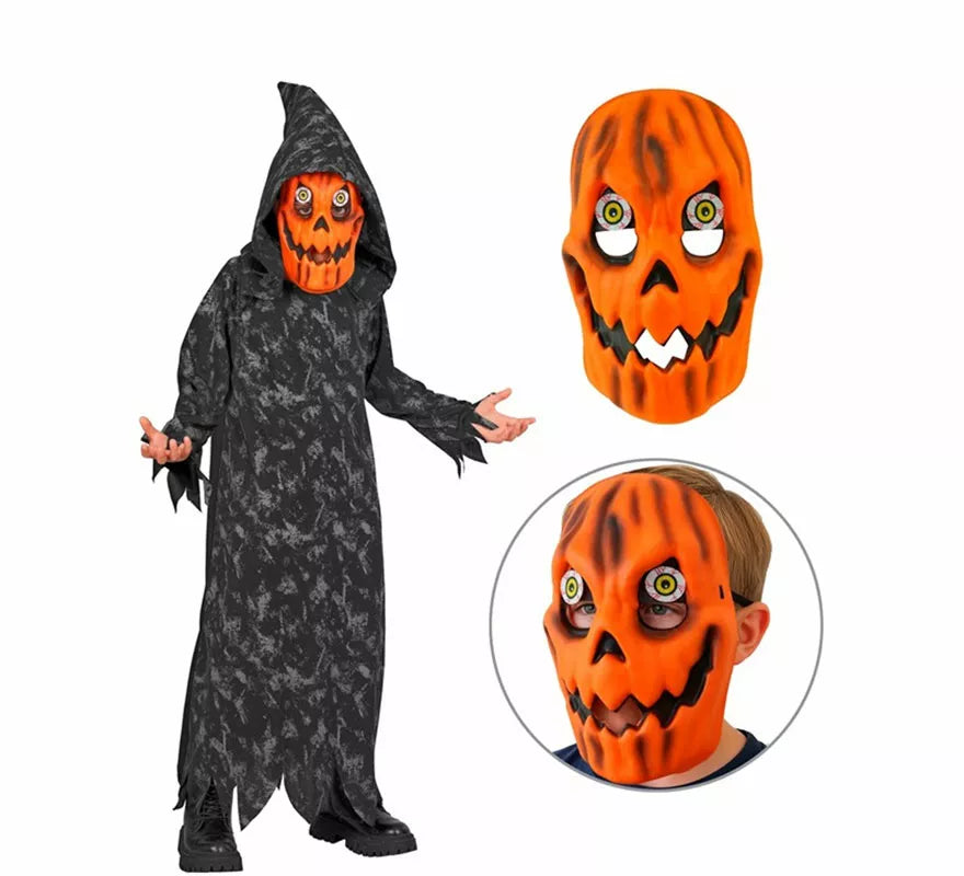 Translation missing: pt-PT.Disfraz de Calabaza Muerte con Máscara para niños