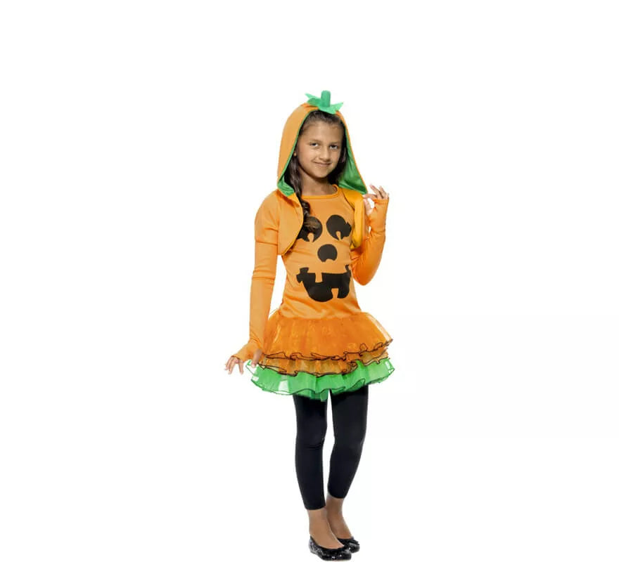 Translation missing: pt-PT.Disfraz de Calabaza Tutú para niña