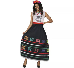 Fato de Caveira Calavera Catrina para Mulheres
