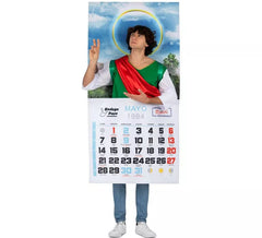 Fato de calendário de Saint Pancras para adulto