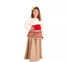 Fato de Carlota Medieval Camponesa para menina