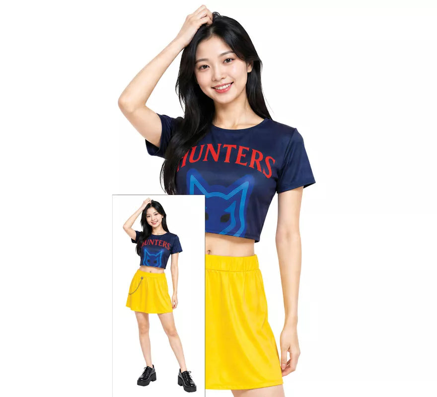 Translation missing: pt-PT.Disfraz de Cantante K-Pop Star Hunter Lite para mujer
