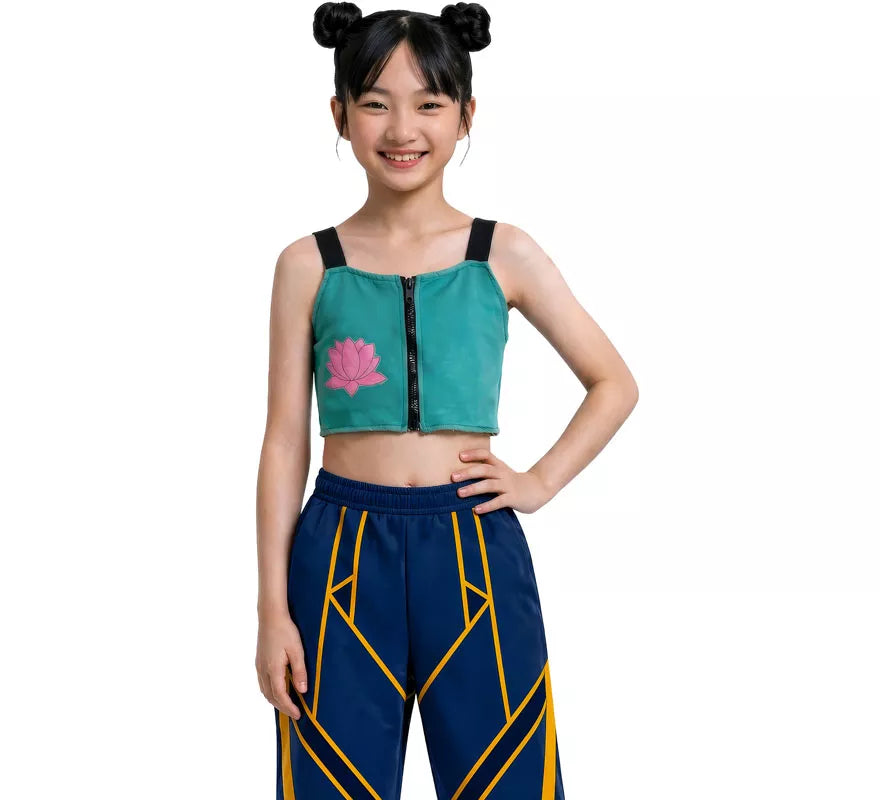 Disfraz de Cantante K-Pop Star Lotus Lite para niña