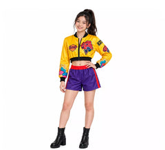 Fato de Cantora K-Pop Star Nova Lite para adolescente